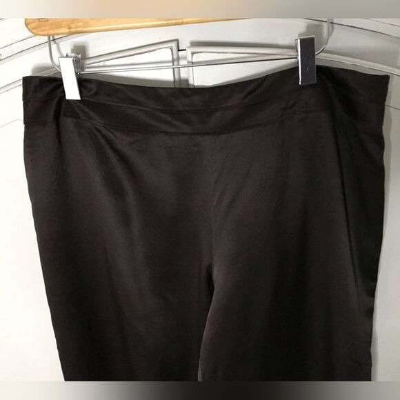 Talbots Womens Sz 14P Brown 100% Silk Trouser Pants Business Office Dress Career - Picture 4 of 4
